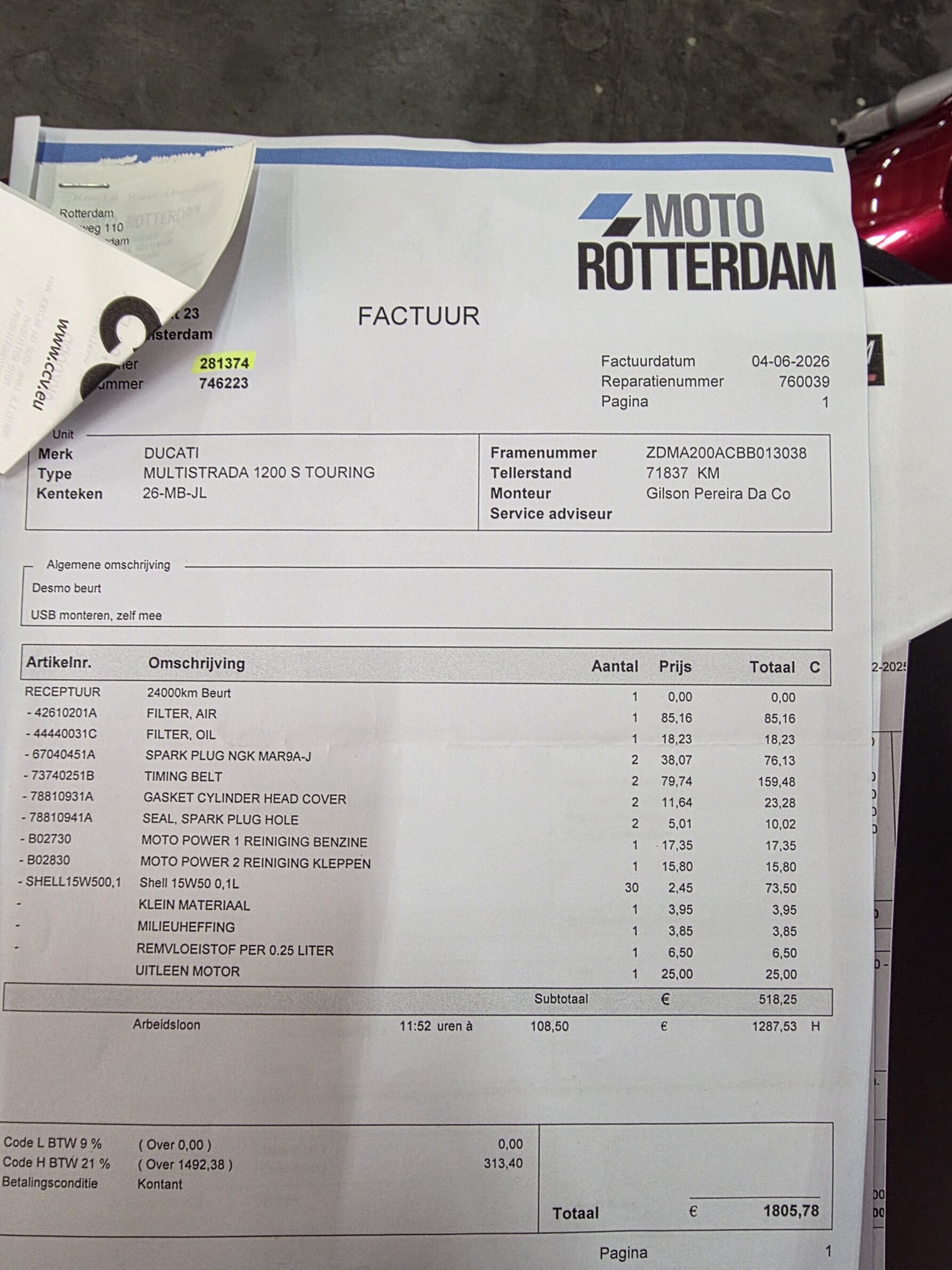 Ducati multistrada 1200 S bj 2011 - Afbeelding 5