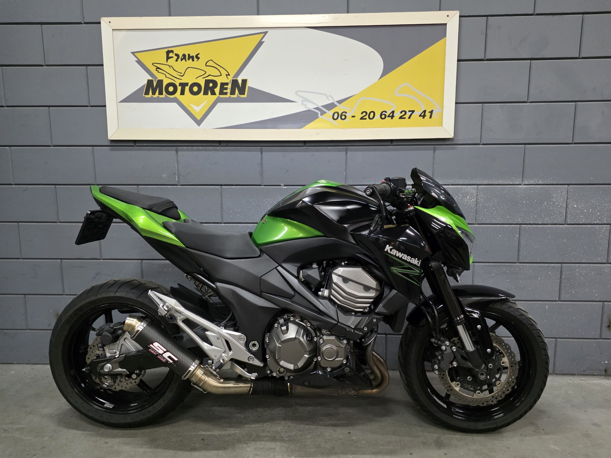 Kawasaki z800 abs 35kw a2 code80 bj 2013